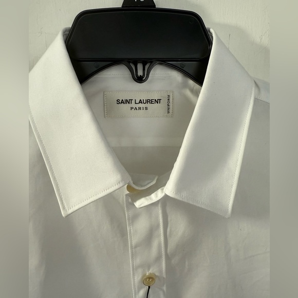 EMPORIO ARMANI Shirt Women's EU F34
Spread Collar White Button Up - Picture 1 of 9